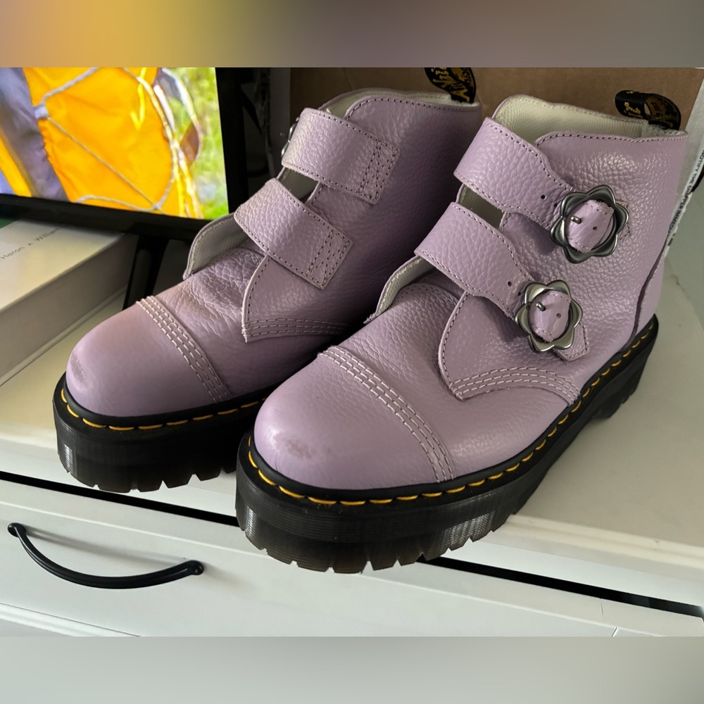 Lavender colored Doc Martens
